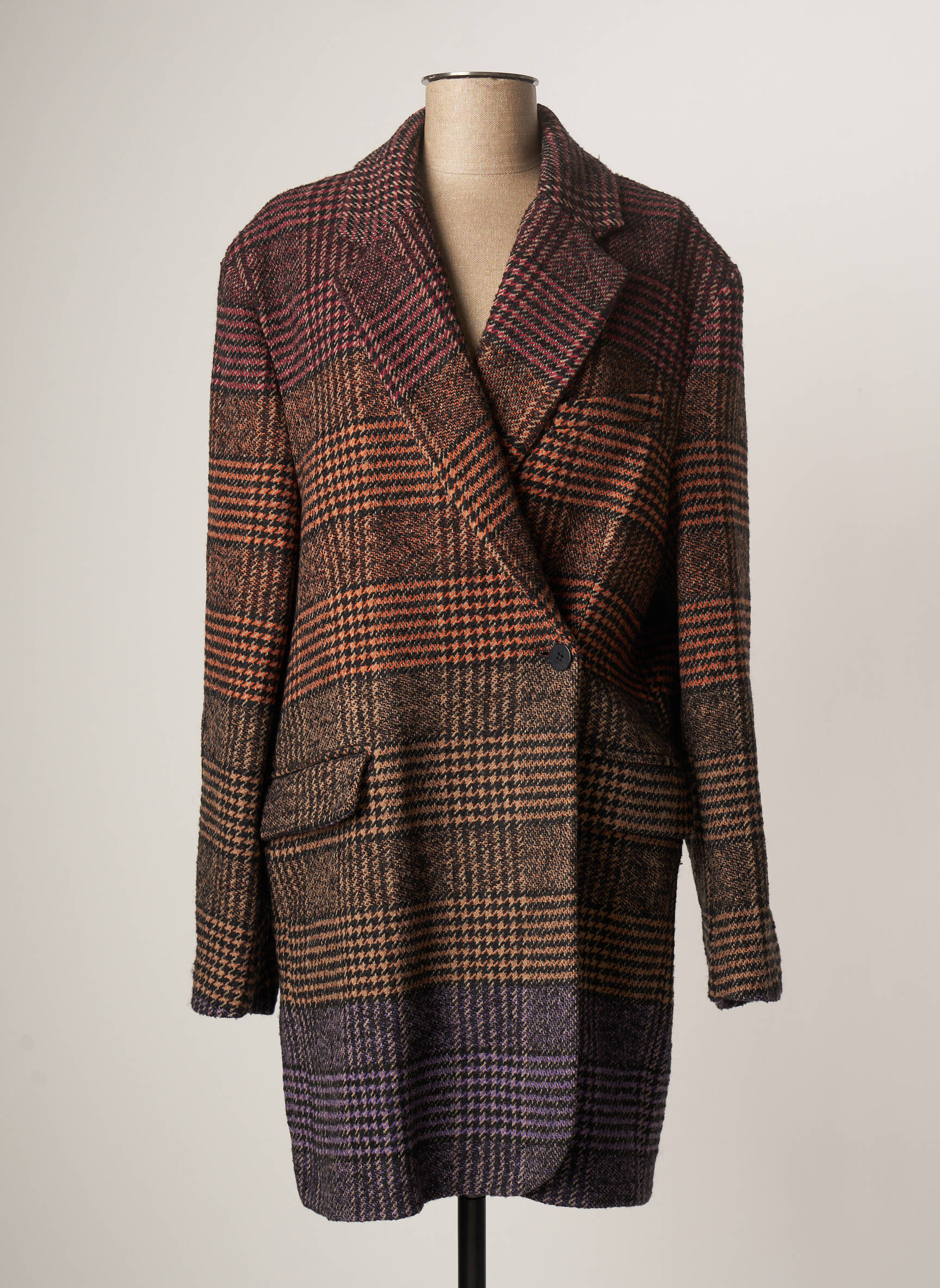Ottod Ame Manteaux Longs Femme couleur marron