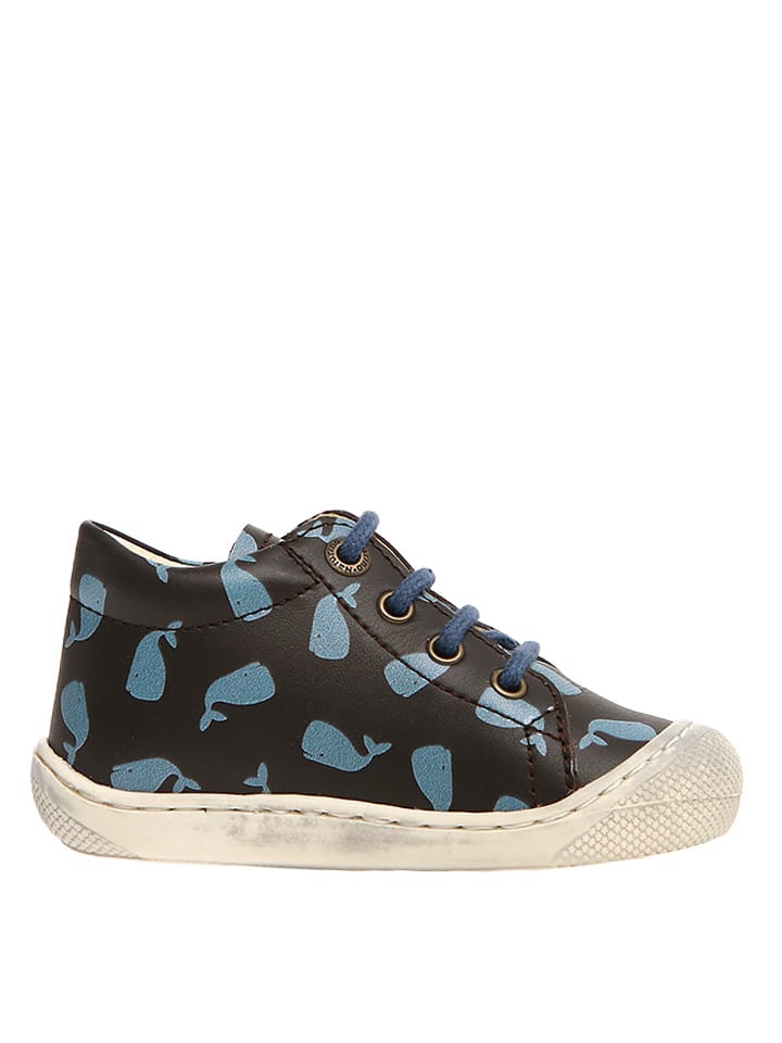 Naturino Leder-Sneakers in Schwarz/ Bunt günstig kaufen