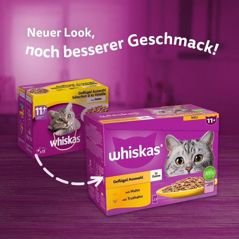 Megapack Whiskas Senior Frischebeutel 24 x 85 g