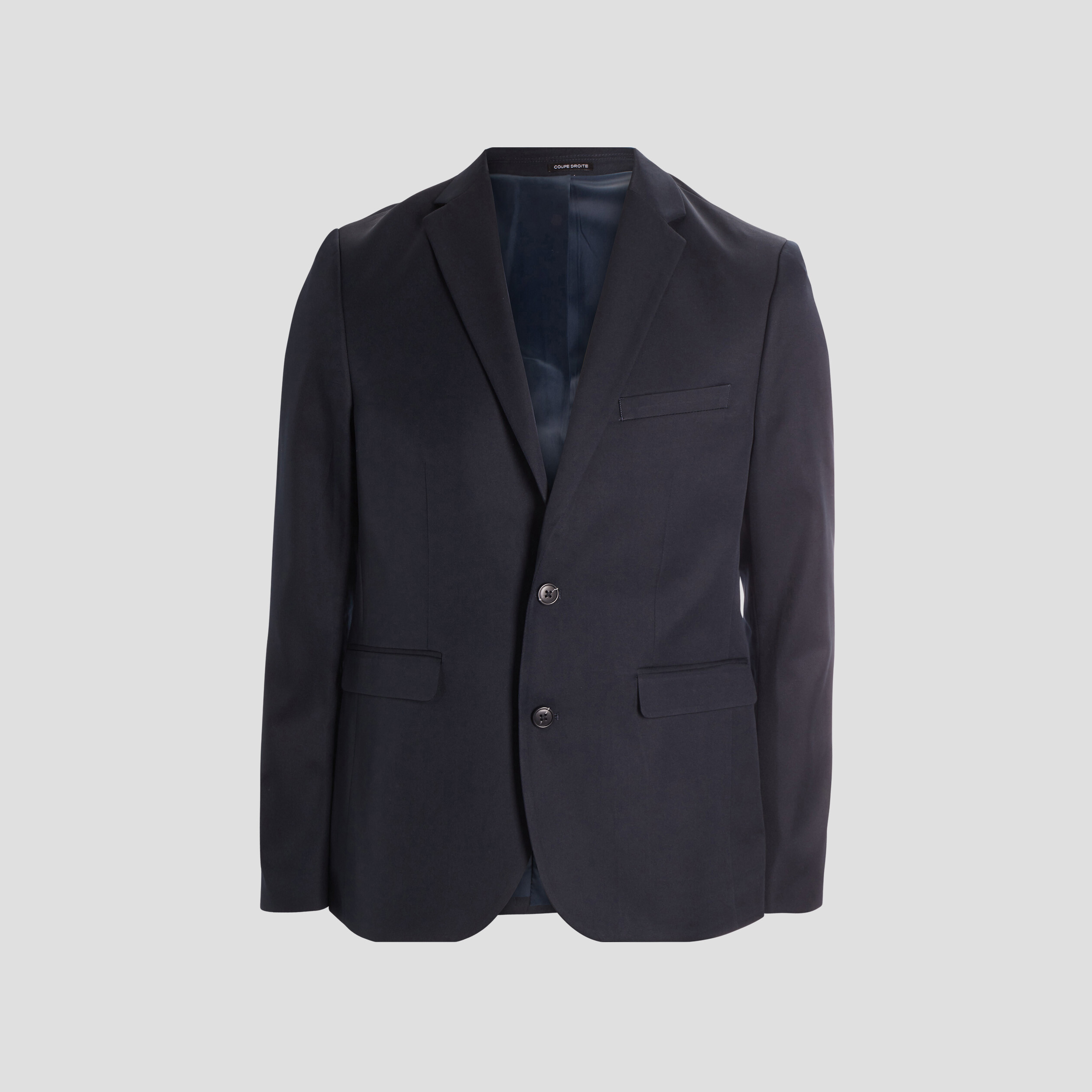 Veste de costume droite bleu marine homme | La Halle