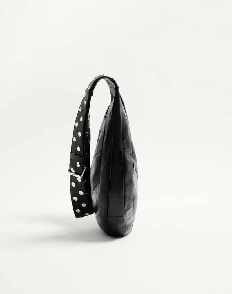 Valentino Garavani Hobo-taske i nappa med chevronmotiv