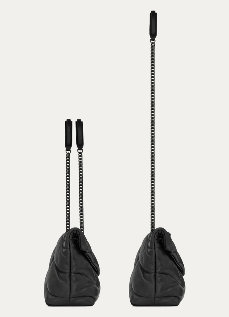 Saint Laurent Puffer Small shoulder bag made of quilted lambskin