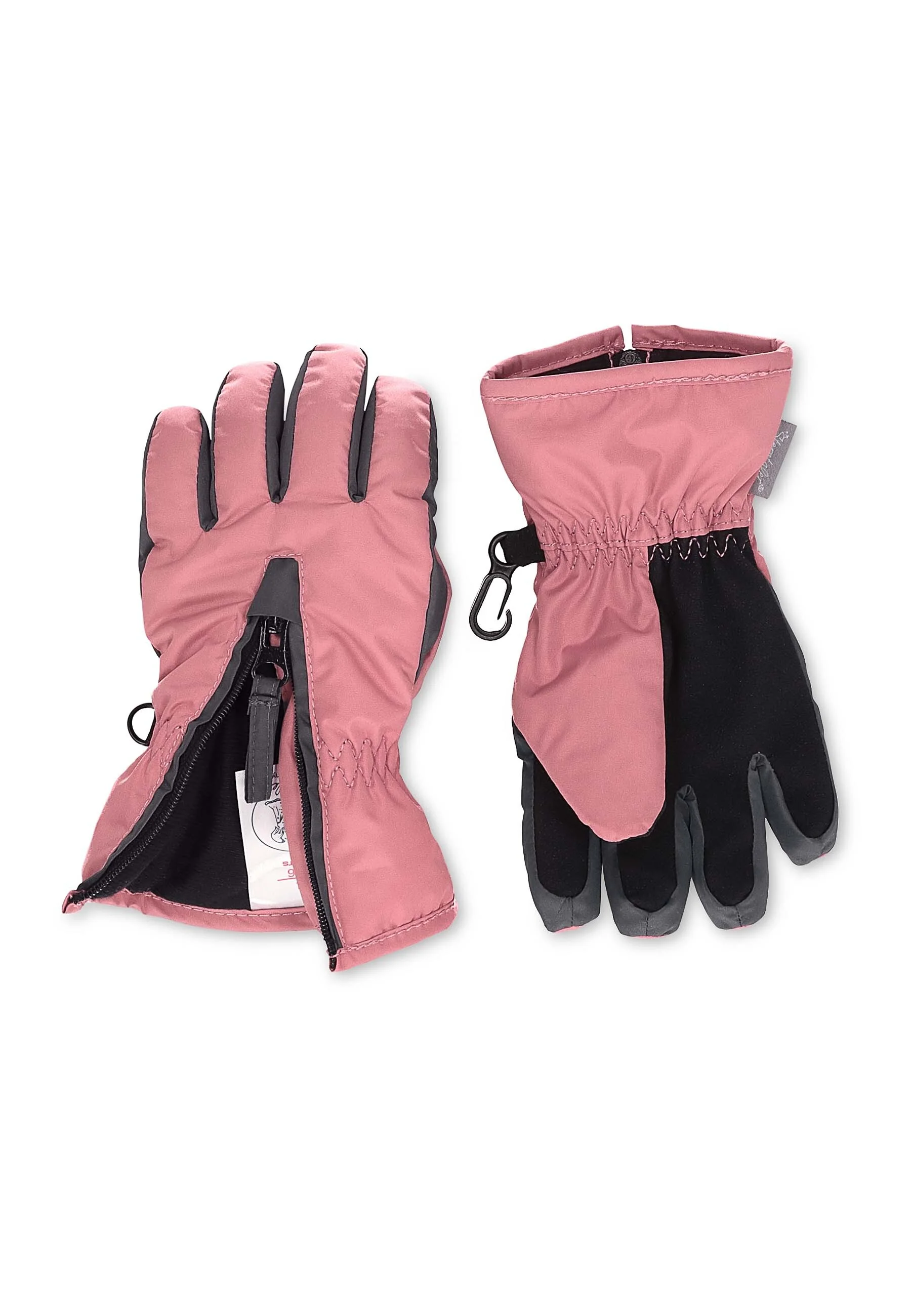 Fingerhandschuh aus Funktionsmaterial, zweifarbig