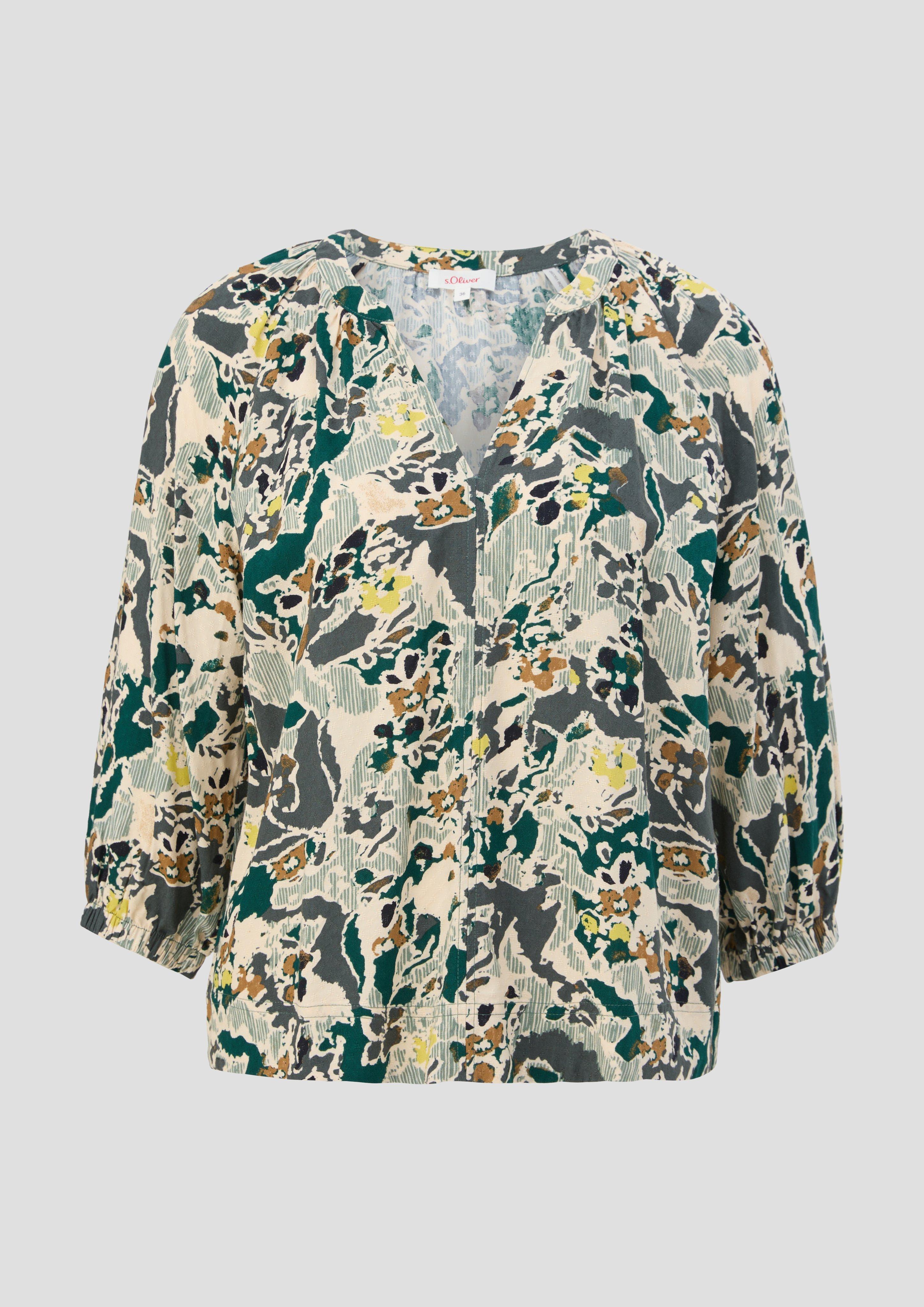 Bluse aus Viskose-Jacquard  2135648-67A0
