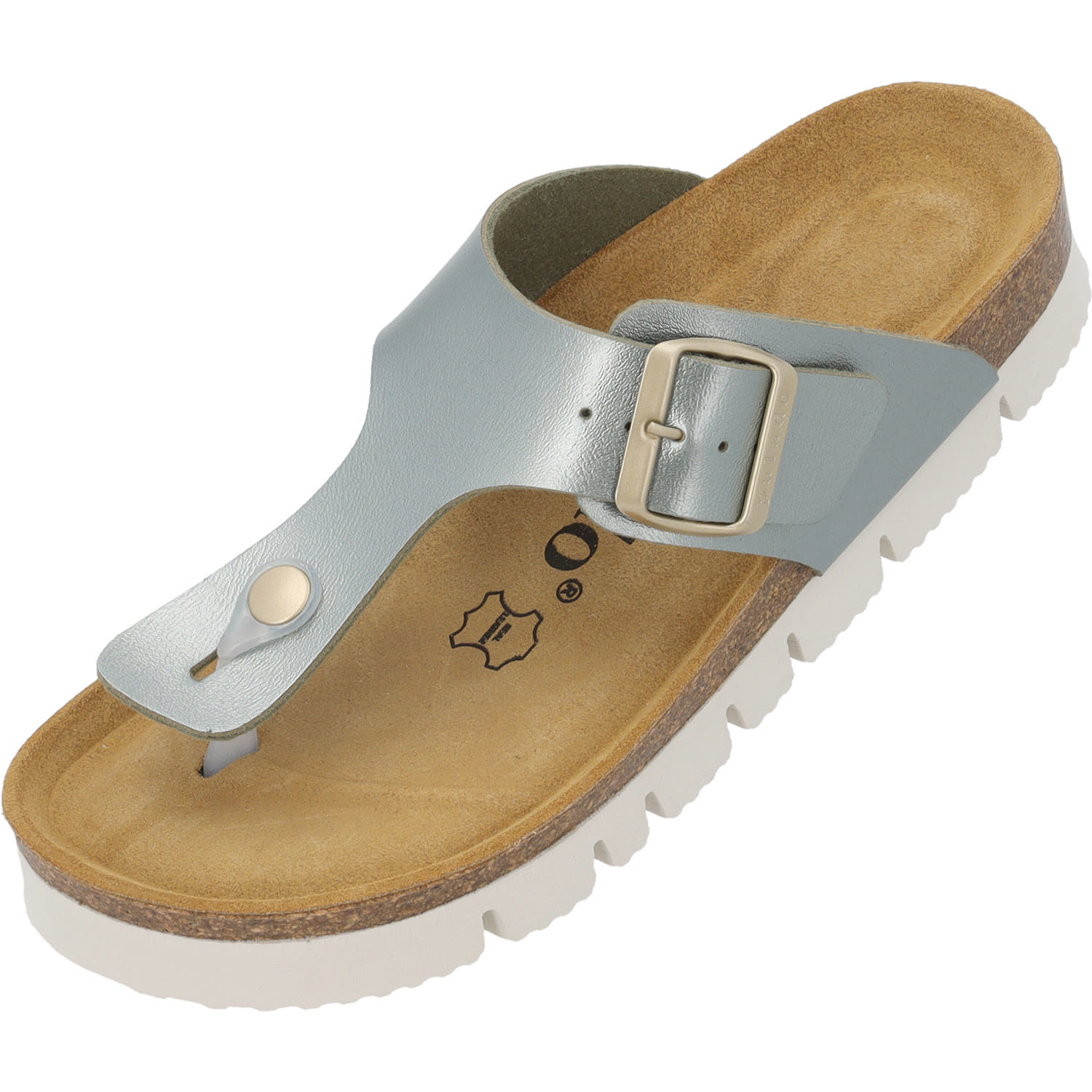 Palado Kos PL Metallic, Zehentrenner, Damen, Olive