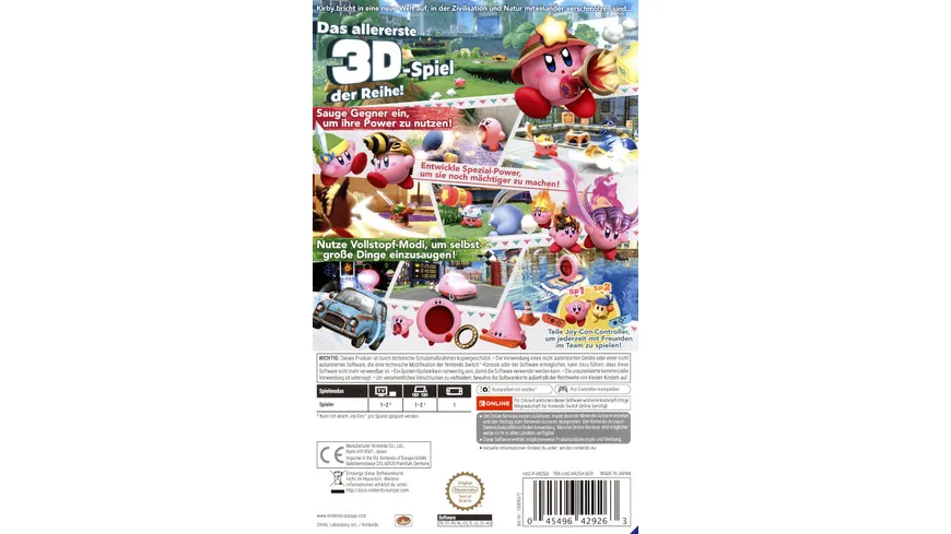 Kirby und das vergessene Land