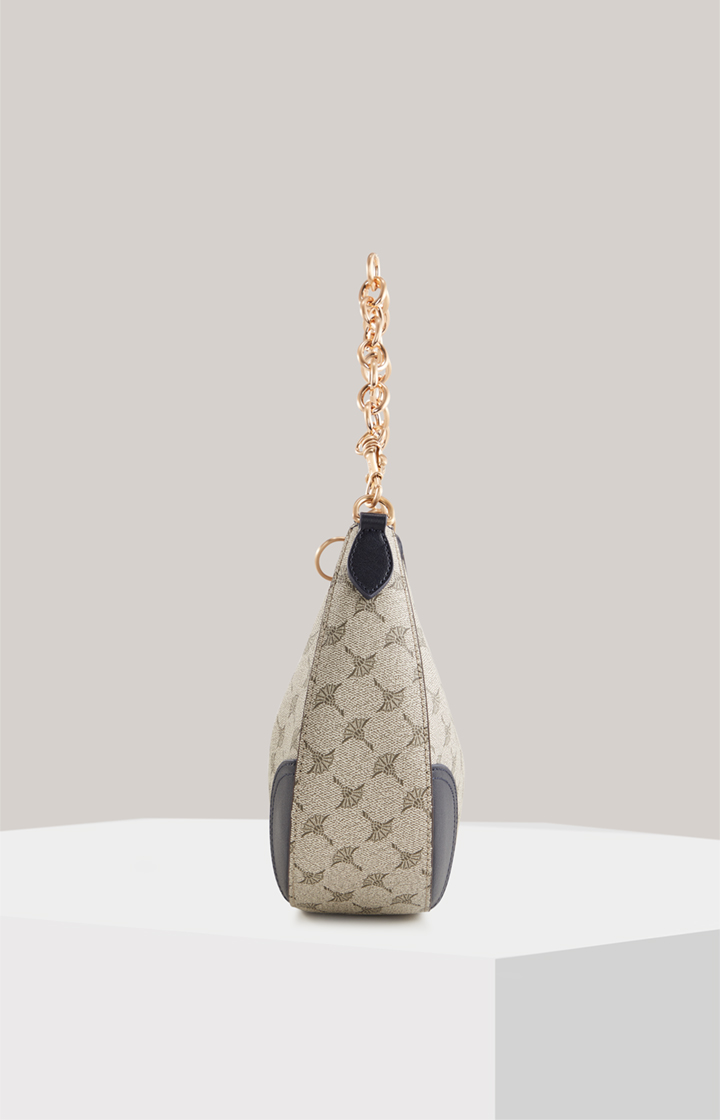 Schultertasche Mazzolino Edition Annina in Beige/Blau