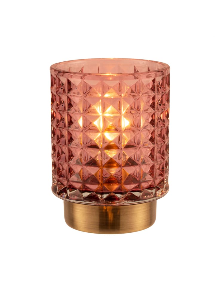 Pauleen Cute Glamour mobile Tischleuchte Timer Batterie Rosa günstig kaufen onesize