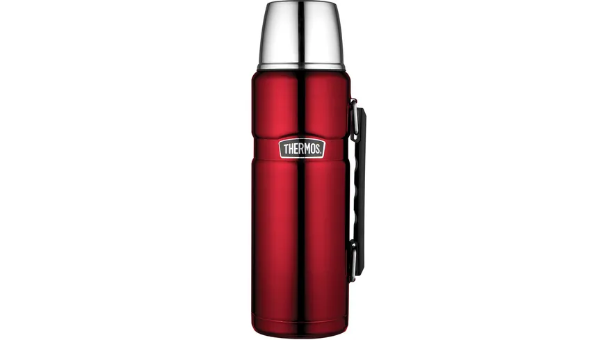THERMOS Isolierflasche Stainless King 1,2l Cranberry