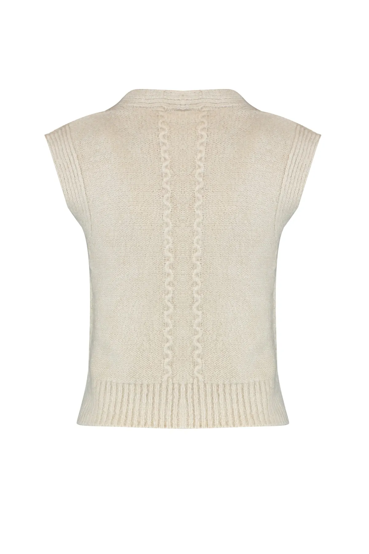 Trendyol Collection  Steinweicher strukturierter Strickpullover TWOAW22BZ0033
