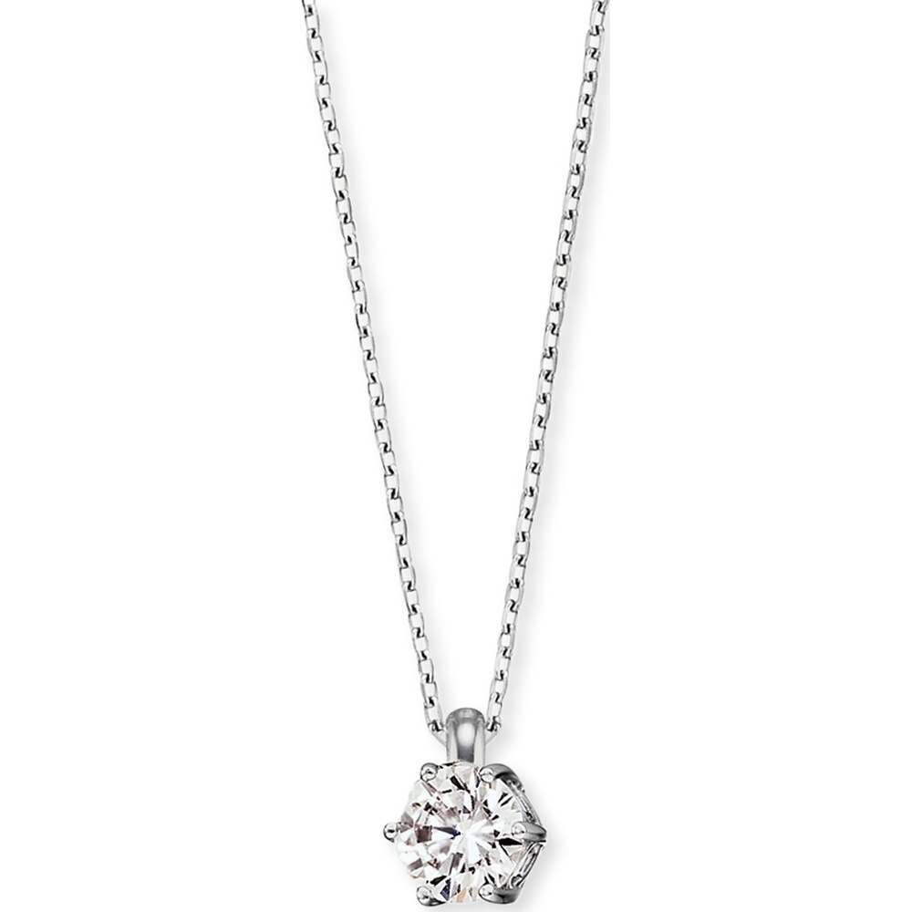 Engelsrufer Chaînette 925 Argent rhodié, Argent rhodié, Gemme collier