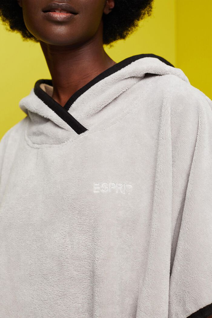 Unisex Bademantel-Poncho mit Kapuze