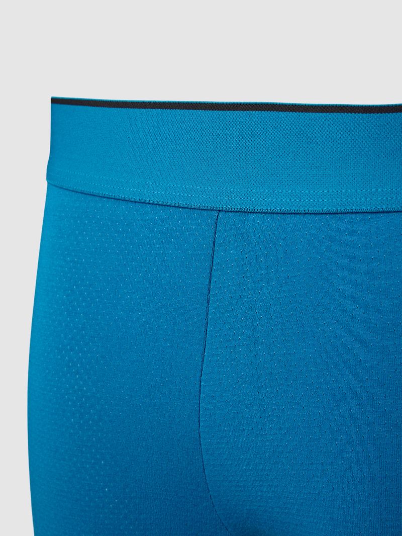 Boxershorts mit elastischem Bund in blau