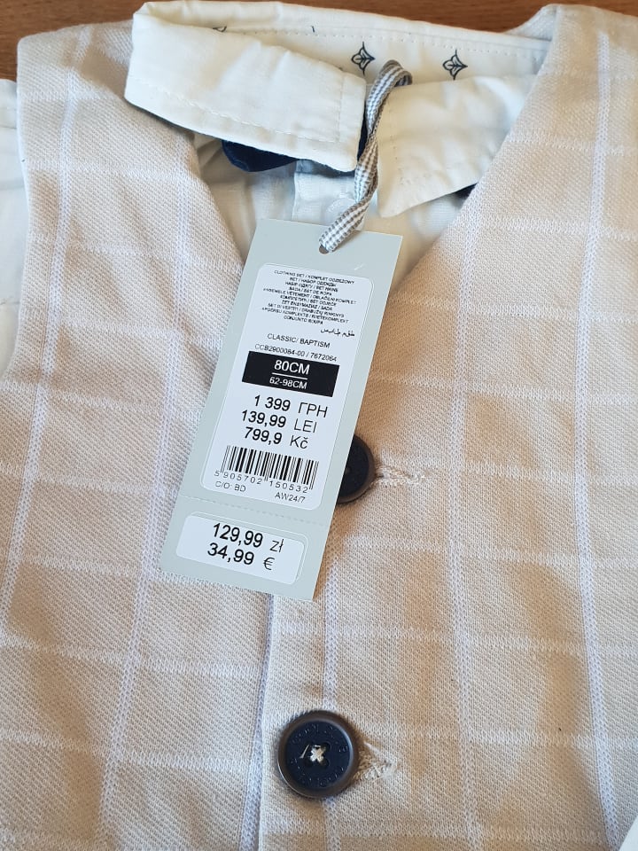 COOL CLUB 3tlg. Outfit in Weiß/ Beige günstig kaufen 80