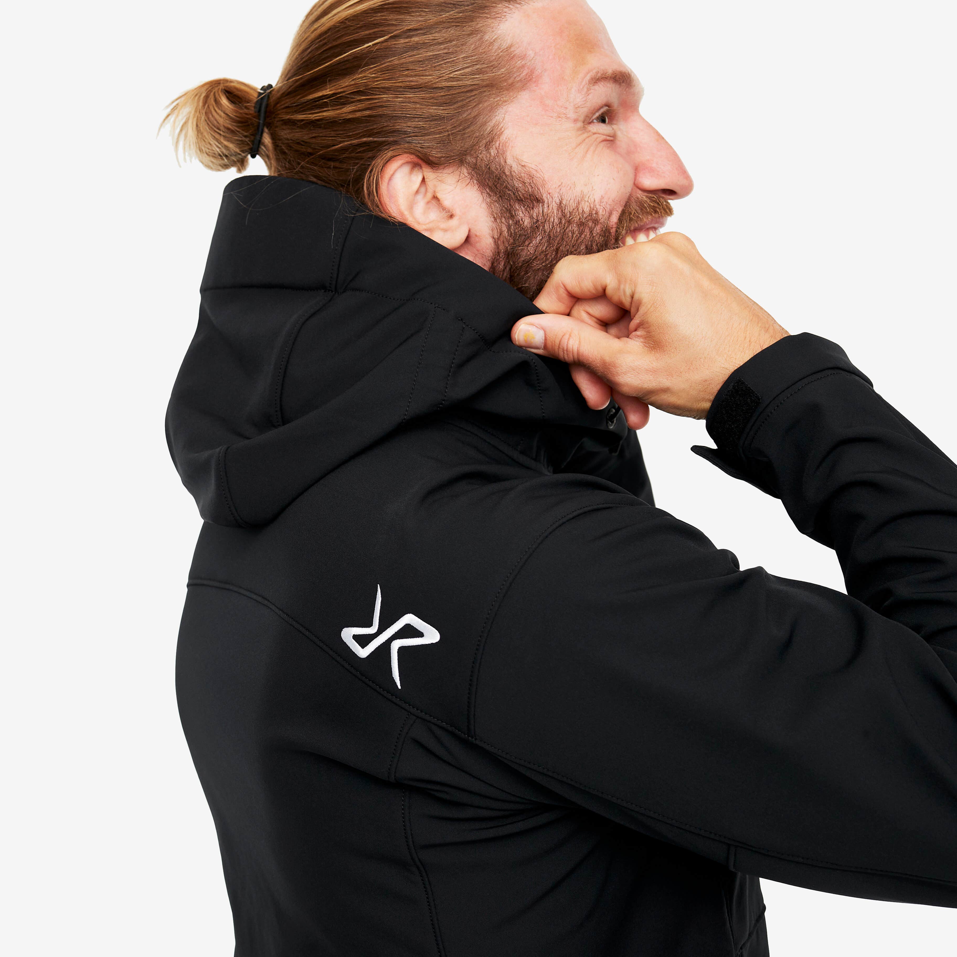 Hiball Jacket Homme Black/Radiant Yellow