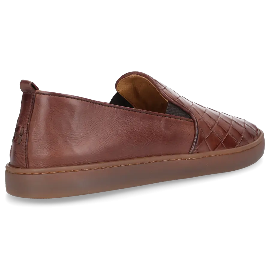 Henderson - Slipper ANTIPAROS Kalbsleder - braun