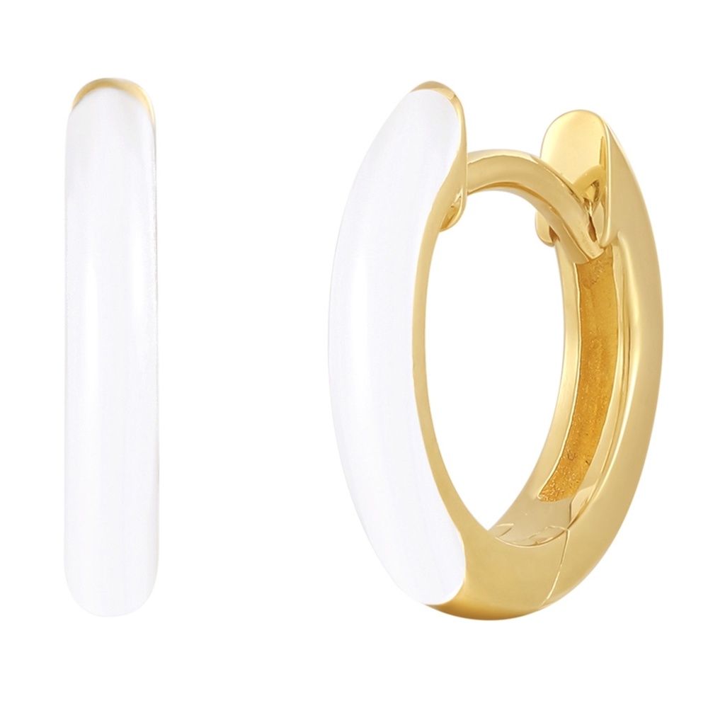 Glanzstücke München Boucles doreilles Argent sterling en Or jaune Boucles d'oreilles