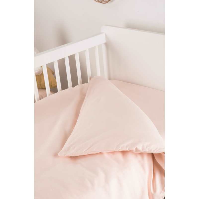 Housse de couette bébé unie en Coton Bio