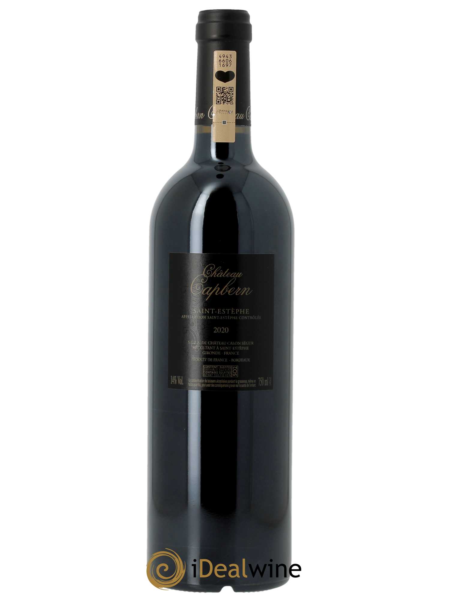 Château Capbern Gasqueton  2020 - Lot de 1 Bouteille