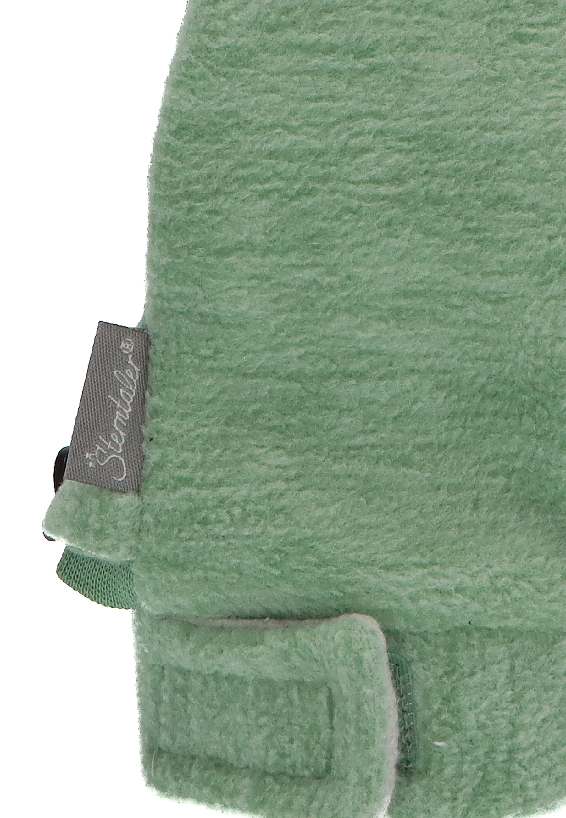 Fäustlinge mit Daumen, Microfleece melange (recycelt)