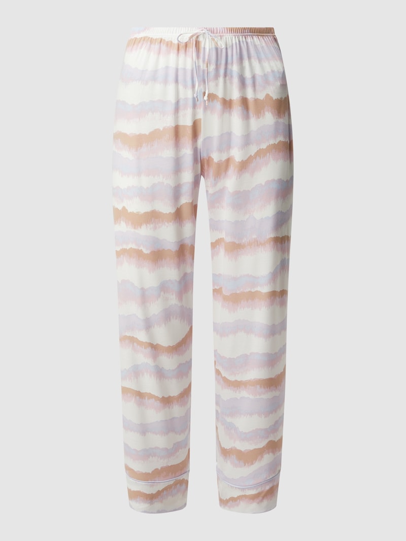 Pyjama-Hose aus Lyocell in offwhite