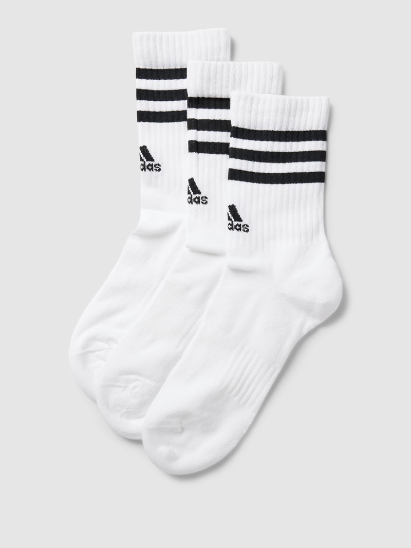 Socken mit Label-Detail im 3er-Pack in weiß
