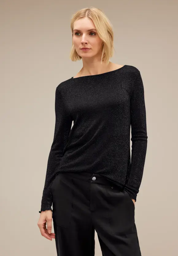 Street One Shirt mit Glanzeffekt