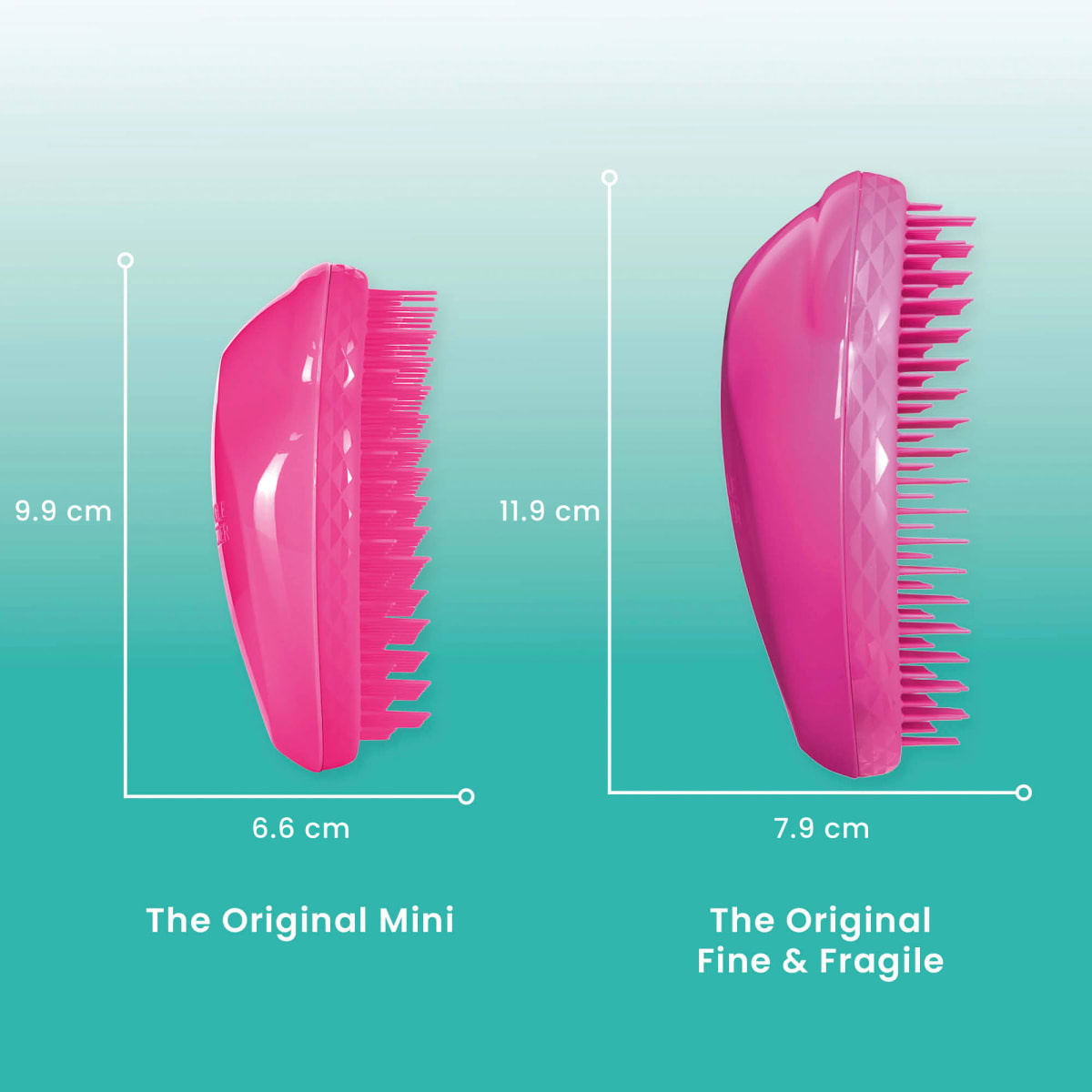 Entwirrbürste Fine & Fragile, Berry Bright, 1 St