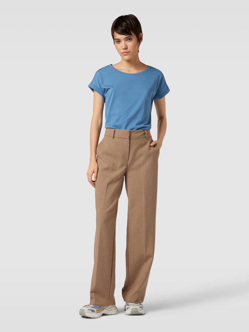 T-Shirt mit Rundhalsausschnitt Modell 'DREAMERS PURE' in ozean blau