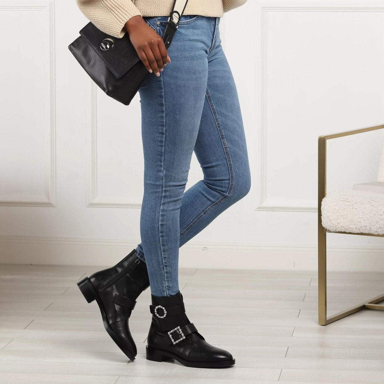 STUART WEITZMAN Stiefeletten schwarz Stiefelette