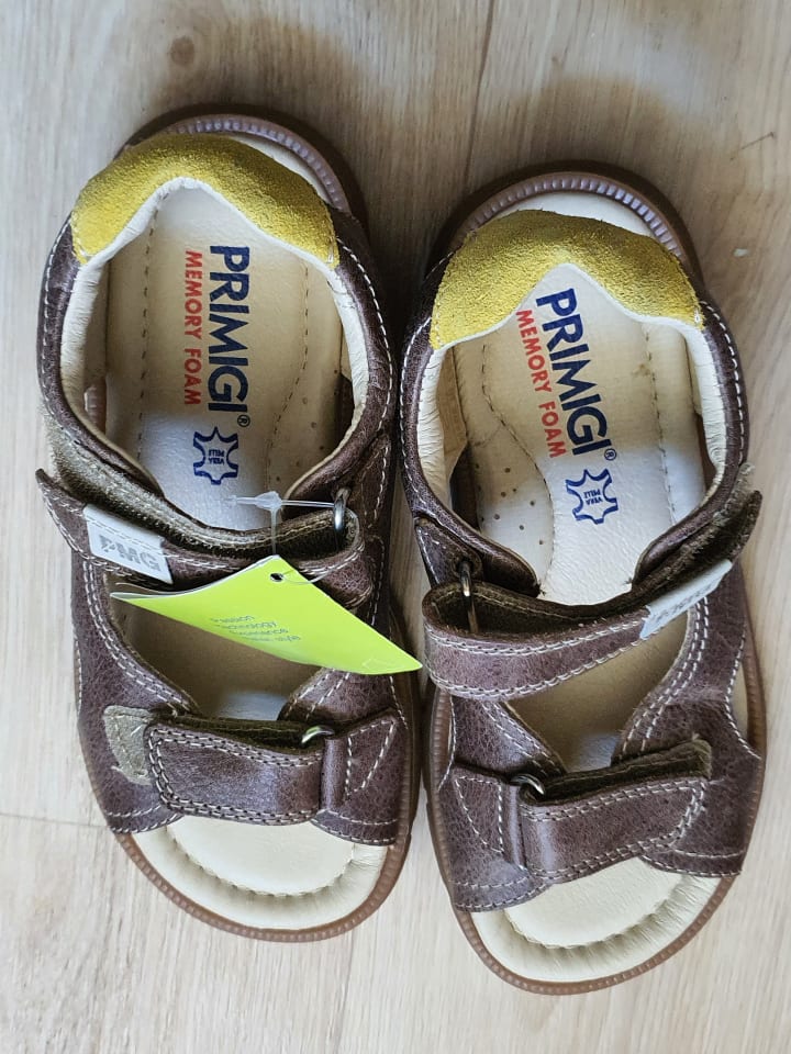 Primigi Leder-Sandalen in Grau günstig kaufen 31