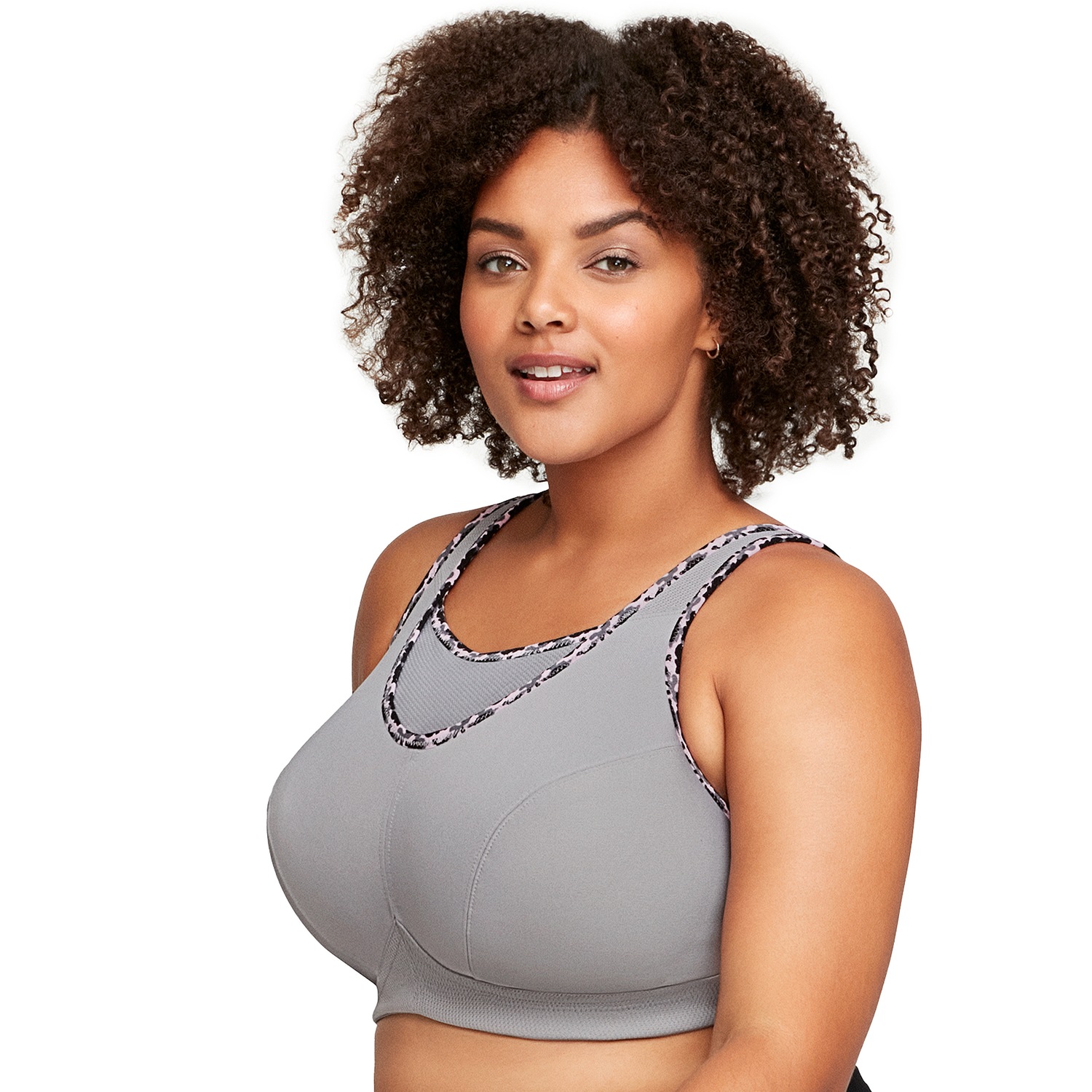 Sport-Bustier mit bestem Halt - Grau