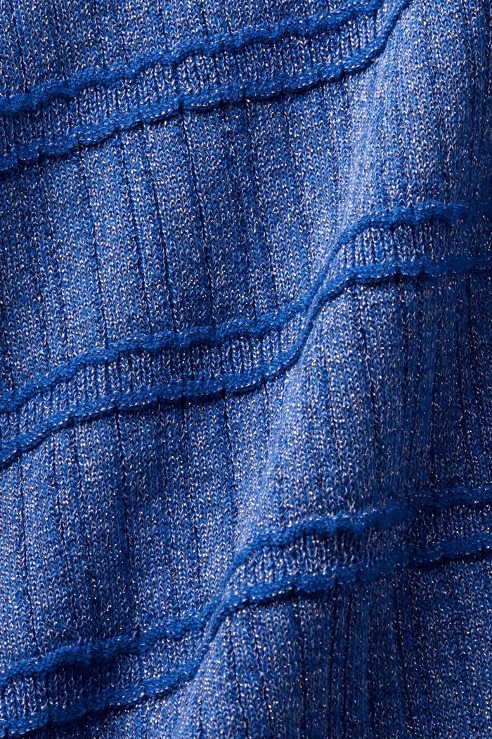 Glitzer-Cardigan mit V-Ausschnitt