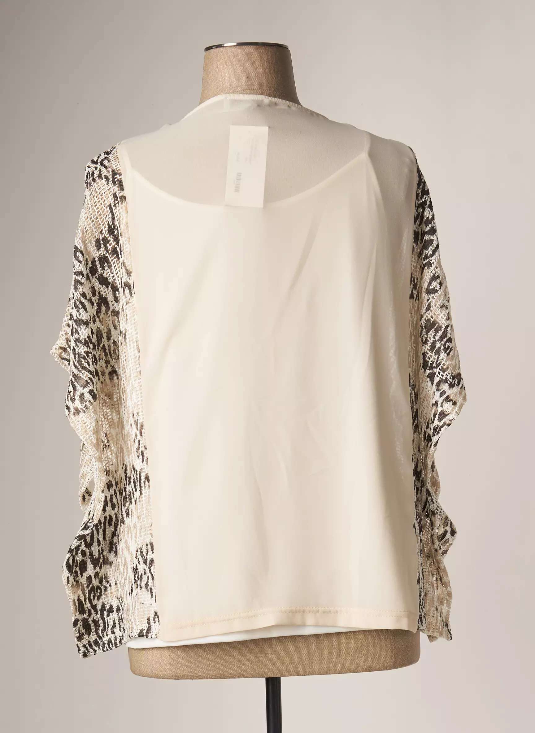 Meri Esca Tops Femme couleur beige