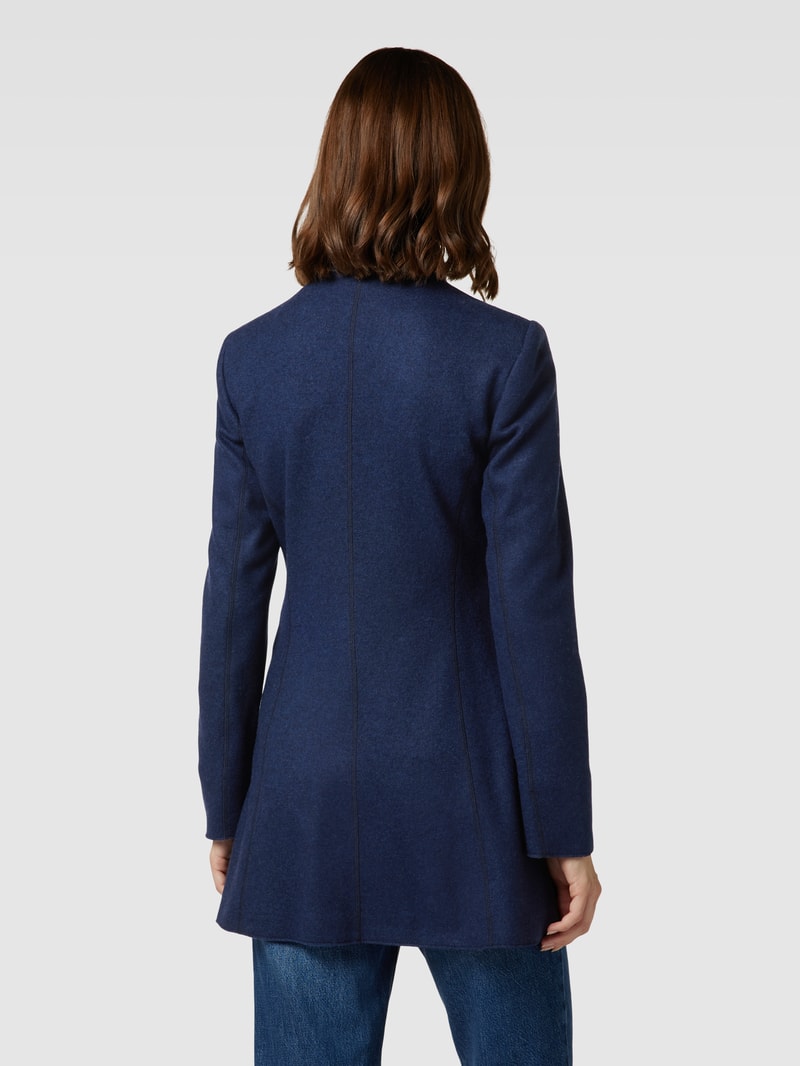 Blazer mit Stehkragen in marineblau