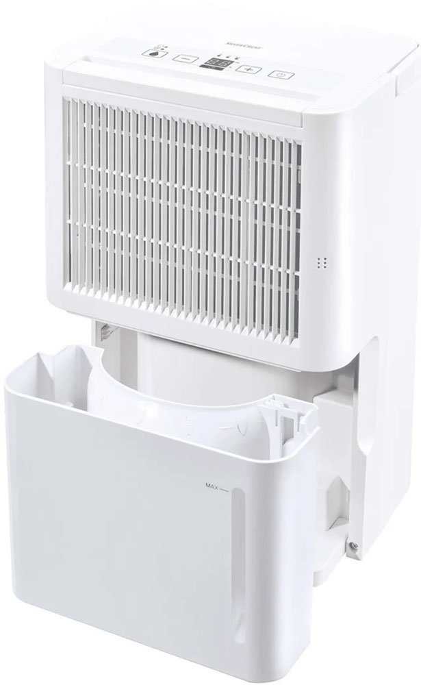 SilverCrest Luftentfeuchter SLE 200 B2, 10 Liter/24h, 245 Watt, Entfeuchtung 10,00 l/Tag, Tank 2,10 l