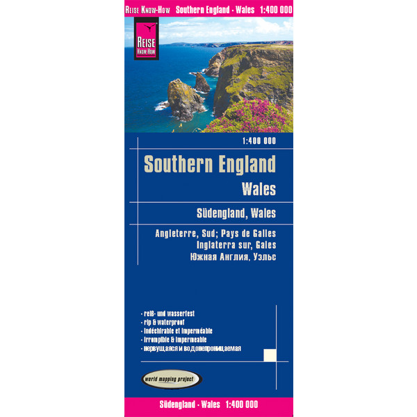 RKH WMP SÜDENGLAND, WALES 1:400.000 - Straßenkarte
