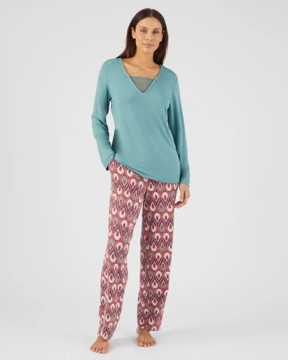 Pyjama maille jersey modal élasthanne