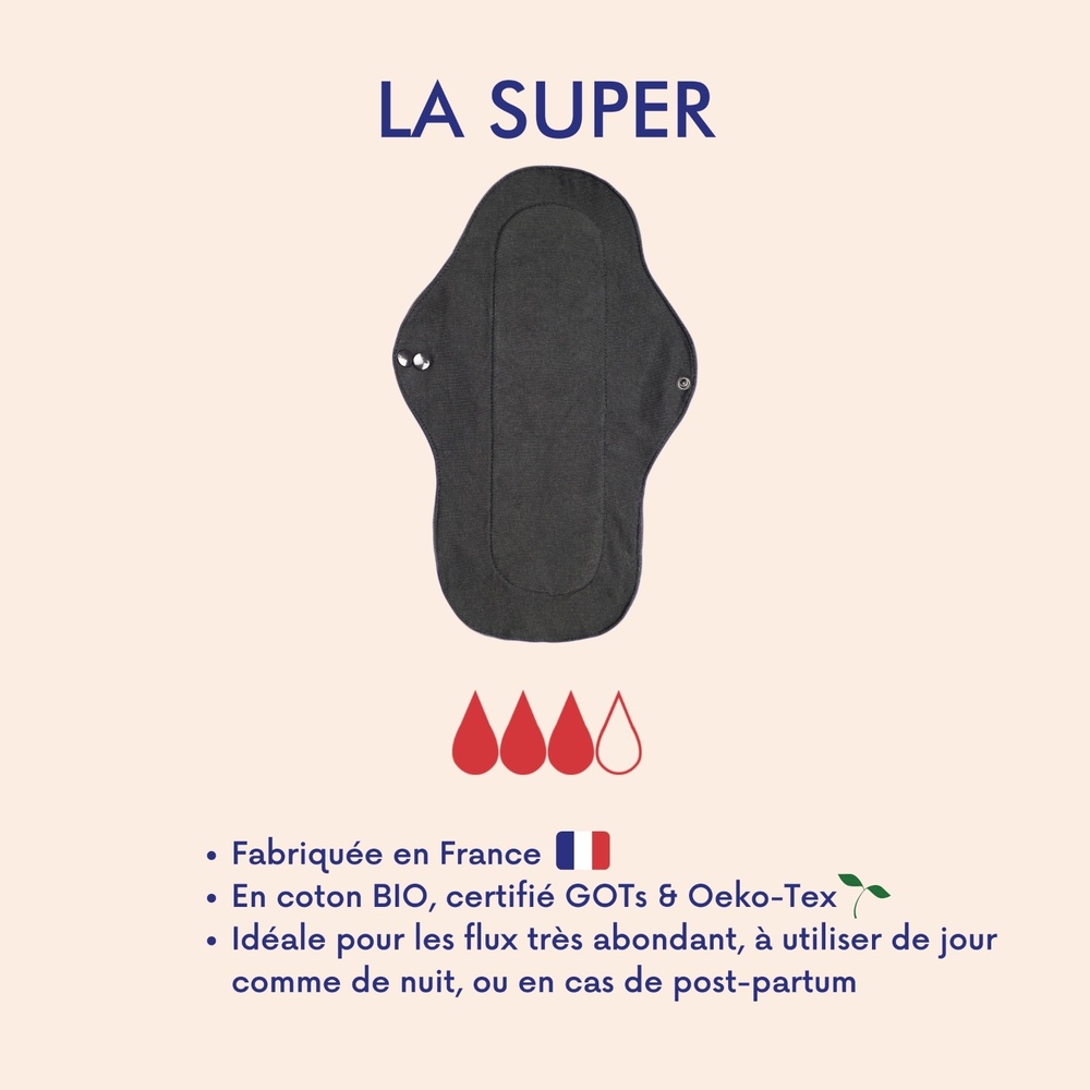 Miu La super serviette lavable