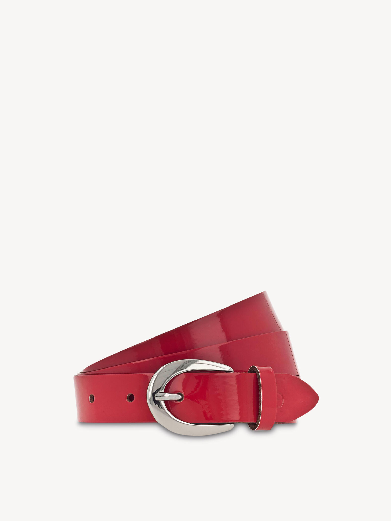 Ceinture en cuir - rouge