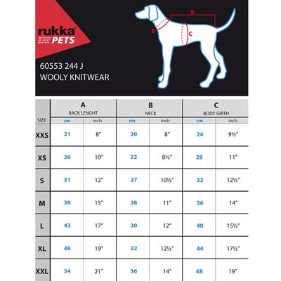 Rukka® Hundepullover Wooly, türkis