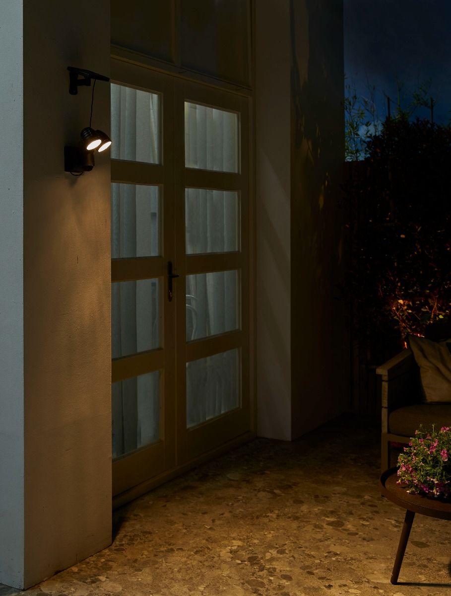 Luxform Salta Solar Wandlampe mit Bewegungsmelder