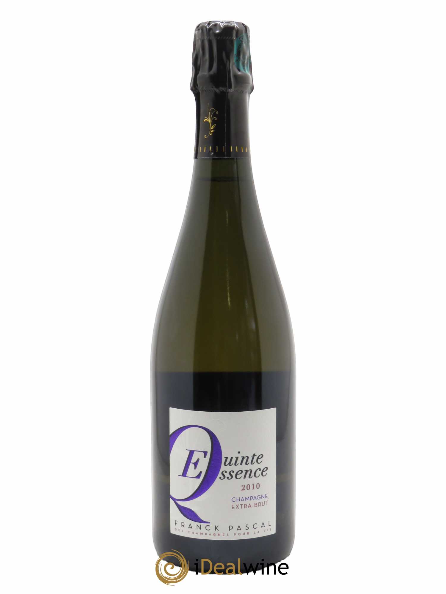 Quinte Essence Blanc de Noirs Extra Brut Franck Pascal  2010 - Lot de 1 Bouteille