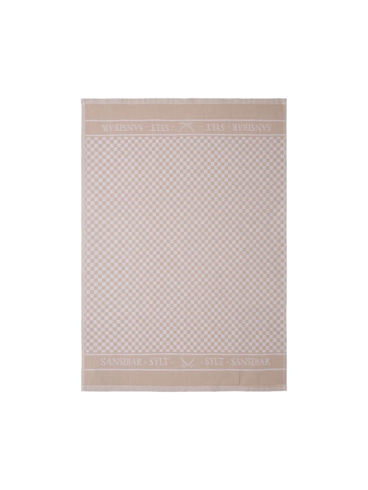 Sansibar 3-teiliges Set: Geschirrtuch Set in Taupe günstig kaufen 50x70 cm