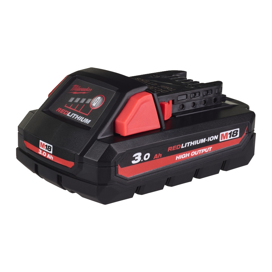 Milwaukee Accessoires 4932471069 M18 HB3 Accu High Output 18V 3.0Ah