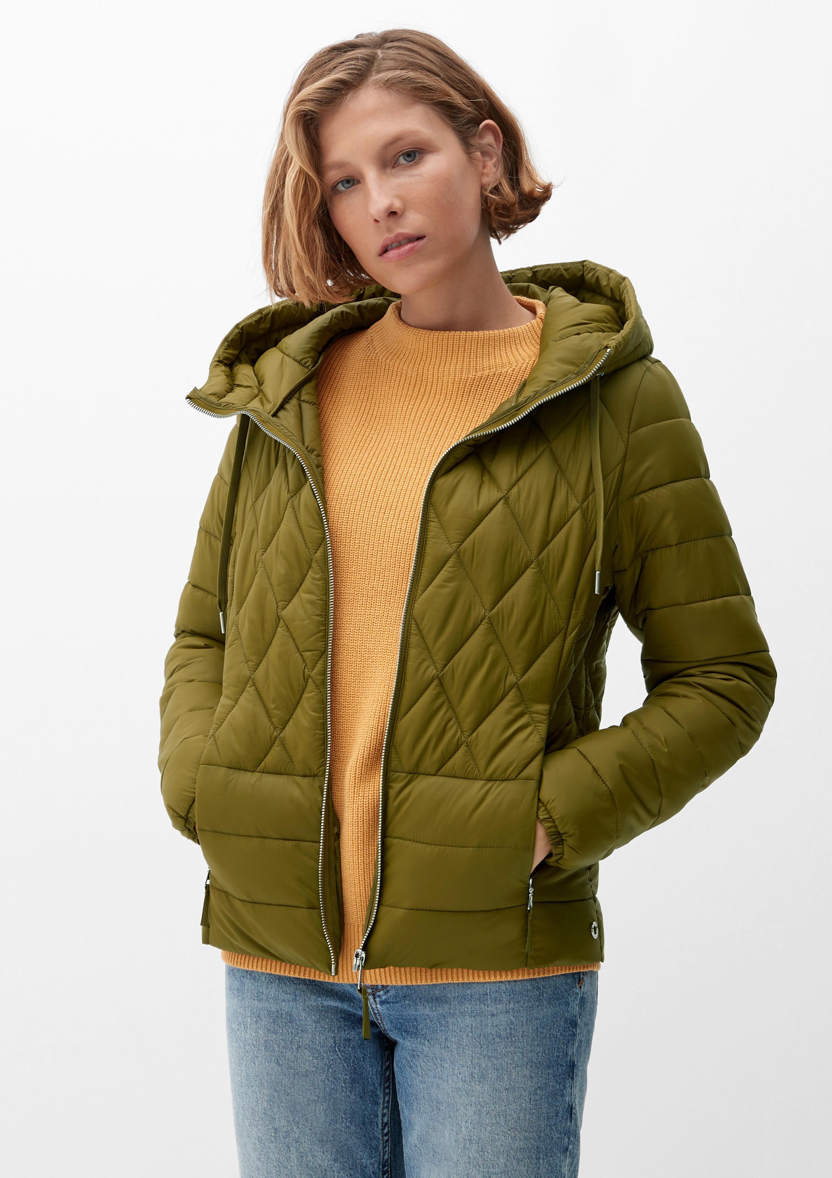 Leichte Kapuzen-Steppjacke  2120490-7734