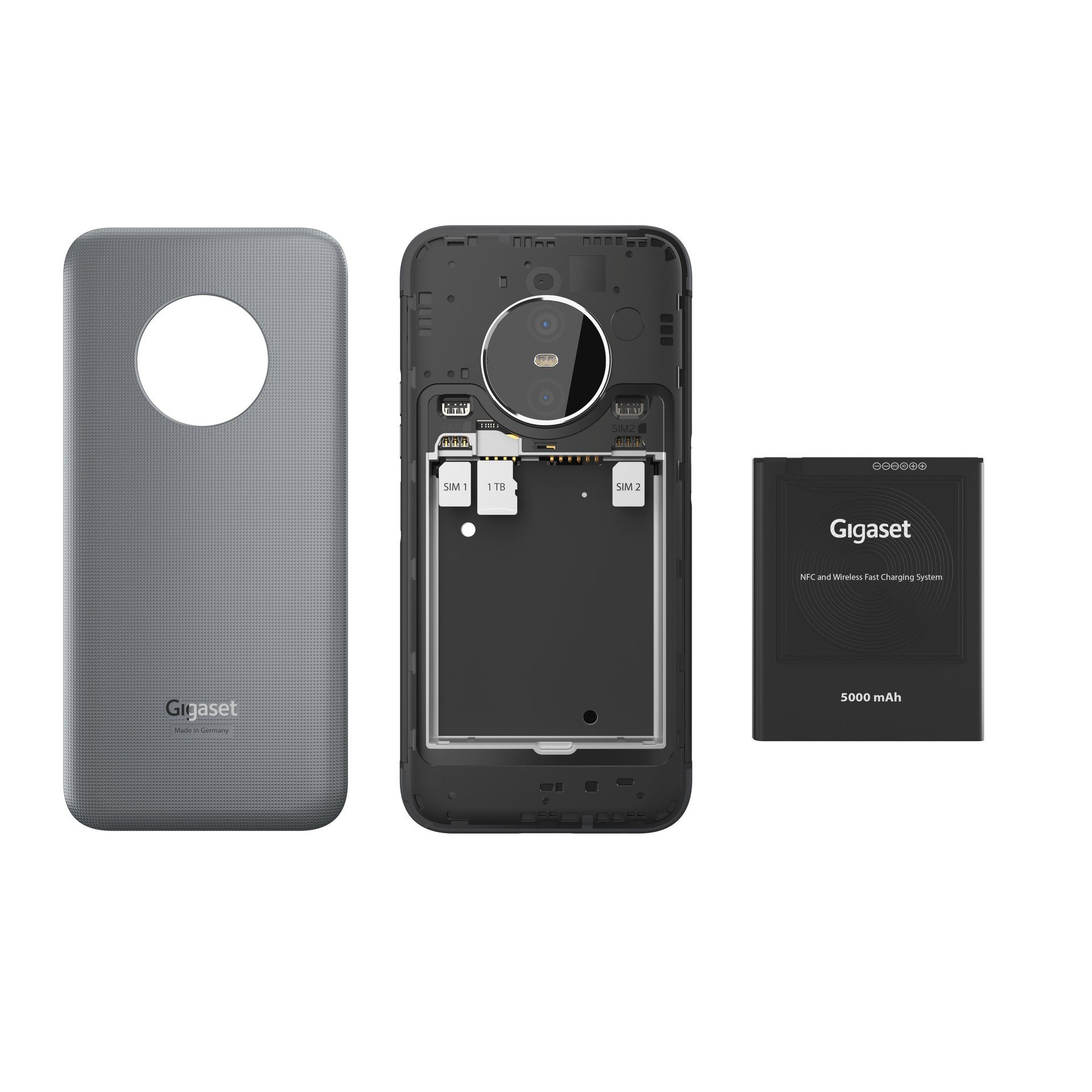 Gigaset GX6 PRO Smartphone (16,76 cm/6,6 Zoll, 128 GB Speicherplatz, 50 MP Kamera)
