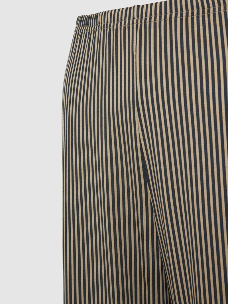 Pyjama-Hose mit Streifenmuster Modell 'MIX N MATCH' in dunkelblau