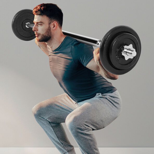 Kurz- und Langhantel-Set