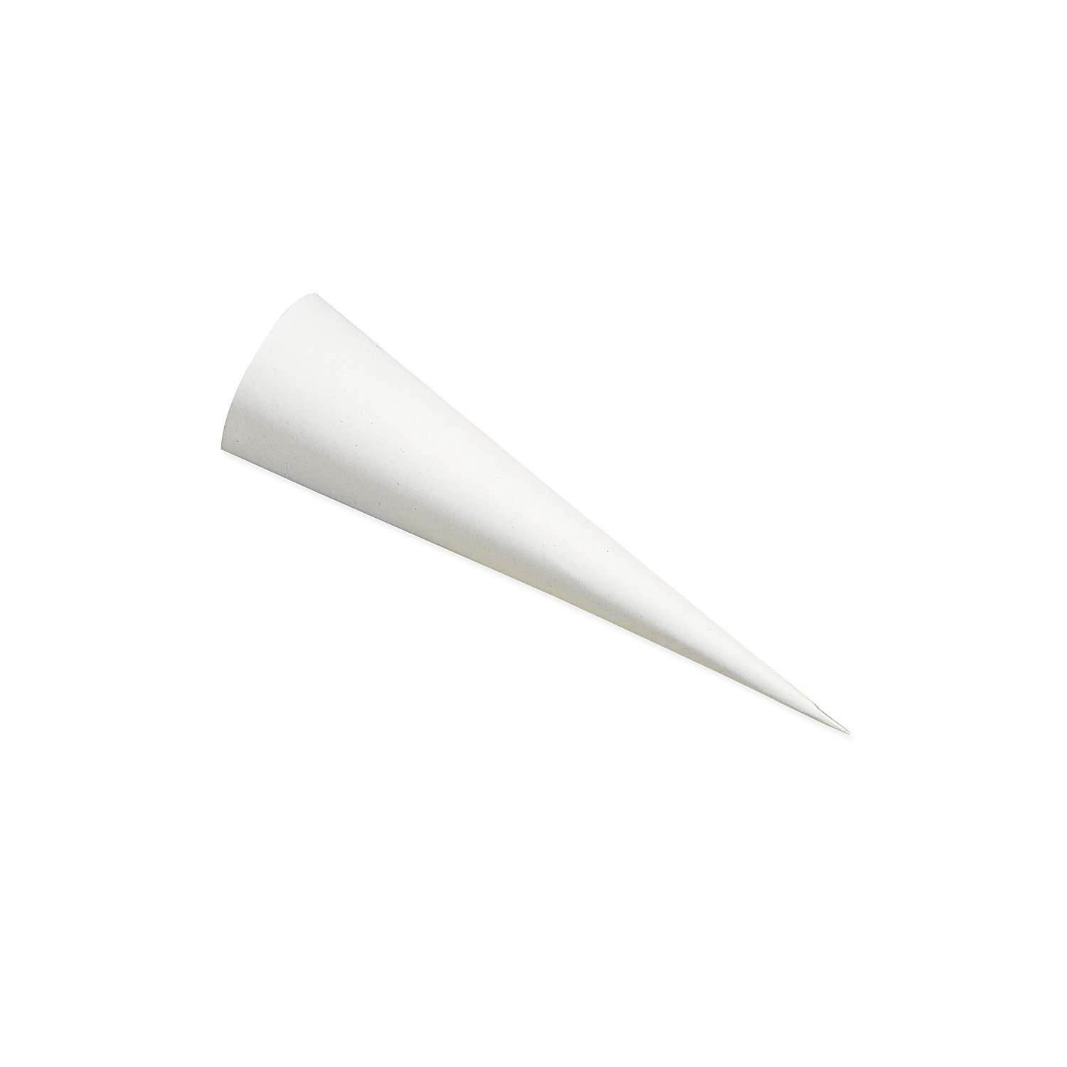 Schultüten-Rohling, weiß-grau, 70 cm, 1 Stück